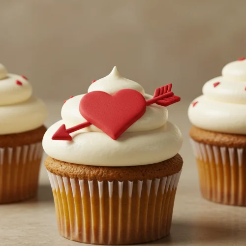 Delicious bow arrow cupcakes recipe with colorful frosting and decorative bow and arrow designs.